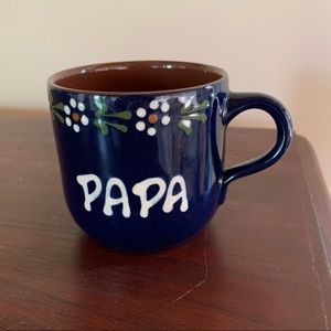 Redware Papa Mug